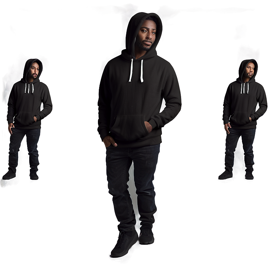 Black Hoodie Design Png 41 PNG Image