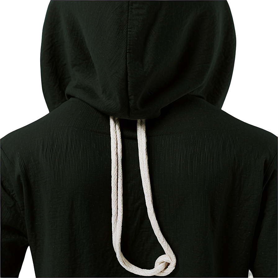 Black Hoodie Strings Png 69 PNG Image