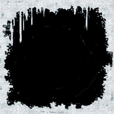 Black Ink Frame Texture PNG Image