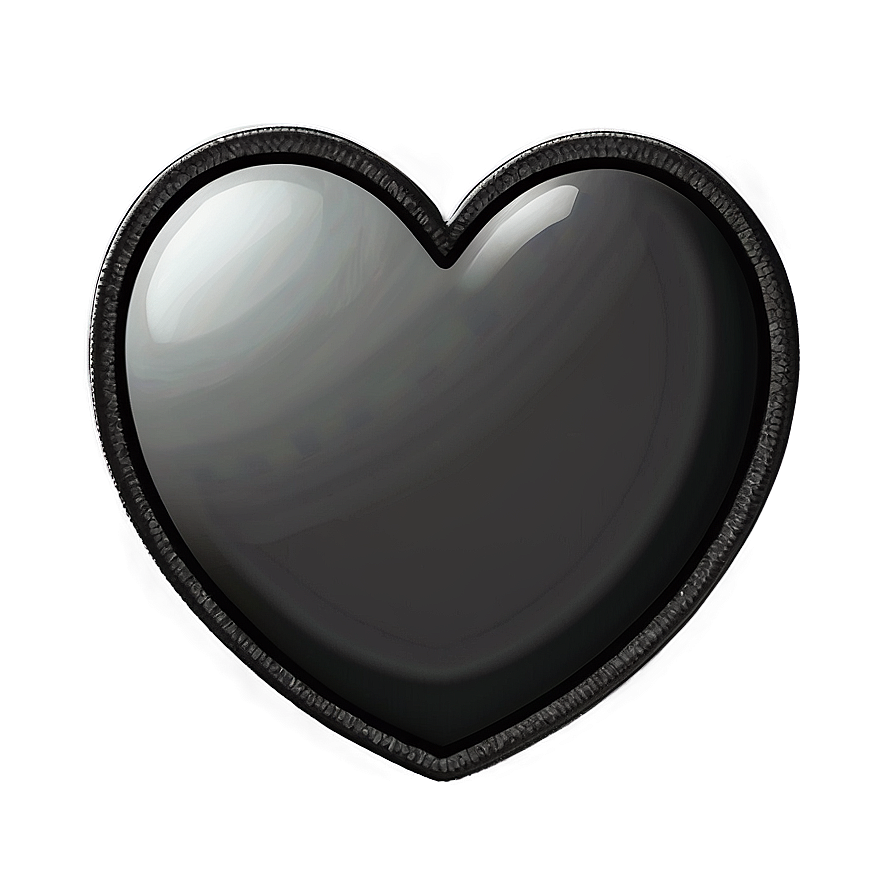 Black Instagram Heart Png 16 PNG Image