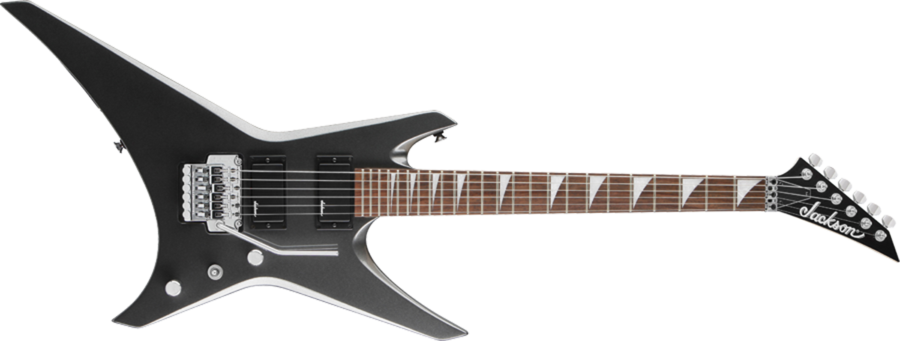 Black Jackson Flying V Guitar PNG Image