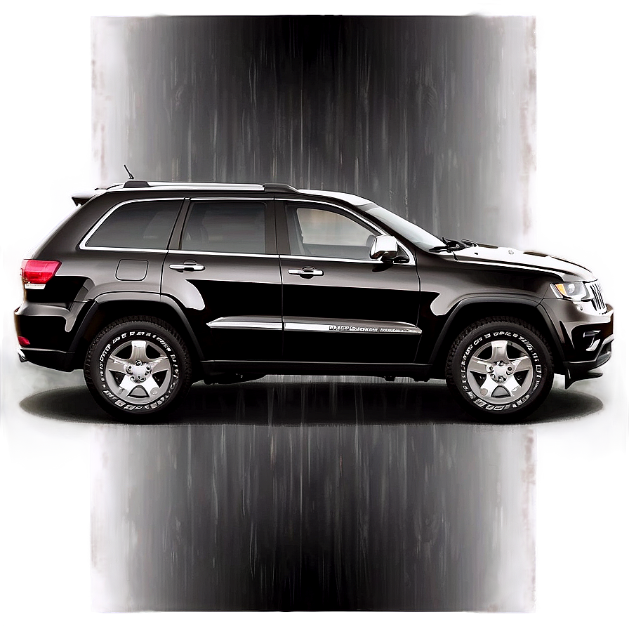 Black Jeep Grand Cherokee Vector Png Drn78 PNG Image