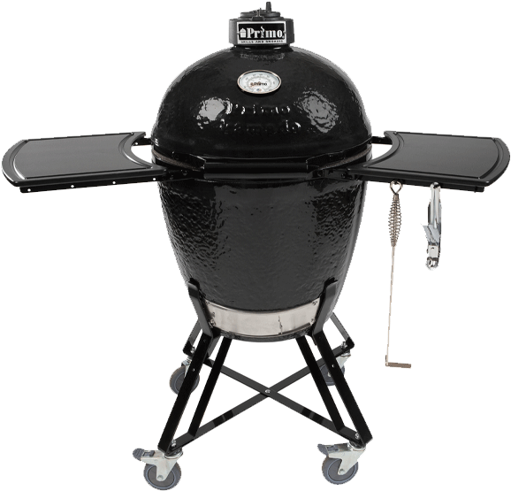 Black Kamado Ceramic Grill PNG Image