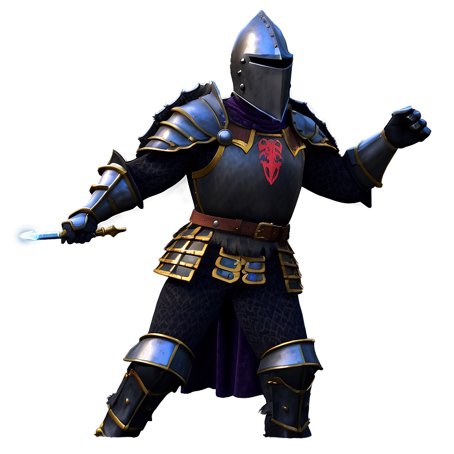 Black Knight Charging Png 7 PNG Image