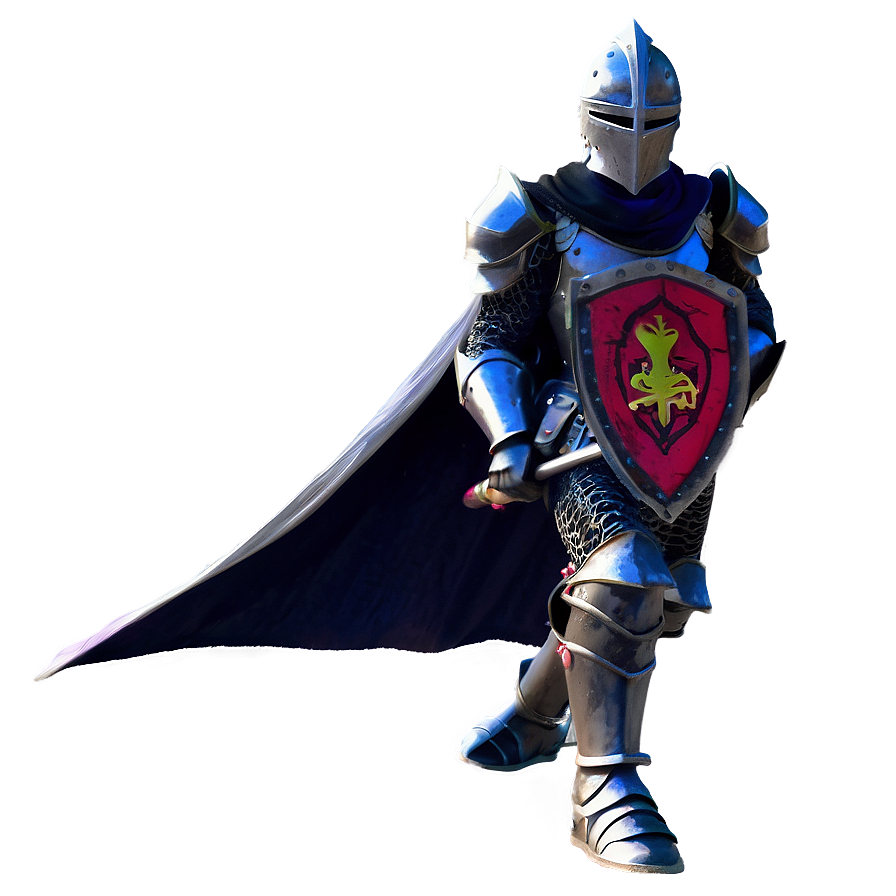 Black Knight Charging Png Gtn PNG Image