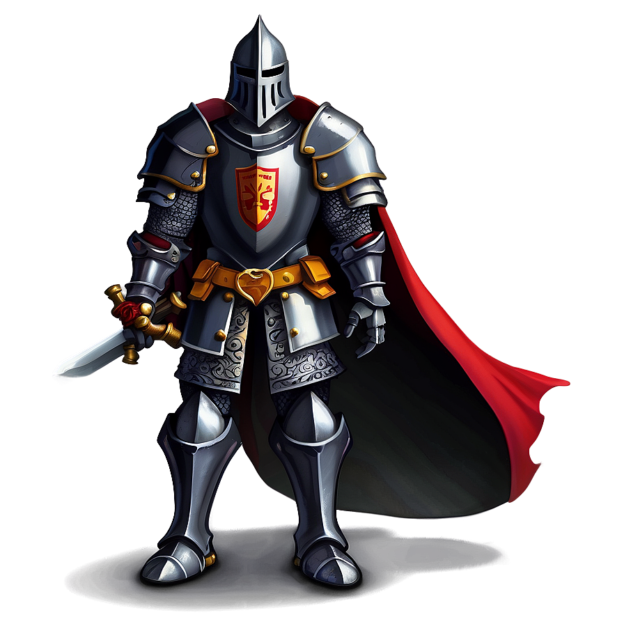 Black Knight Illustration Png 06272024 PNG Image