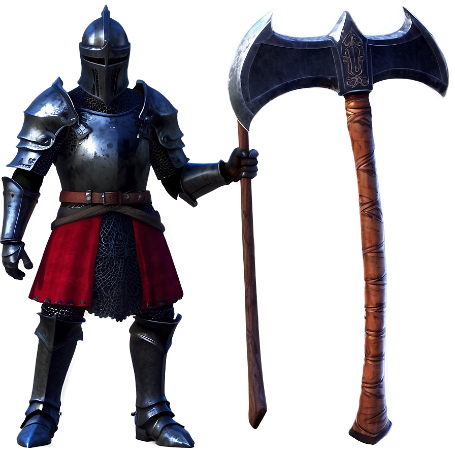 Black Knight With Axe Png 99 PNG Image