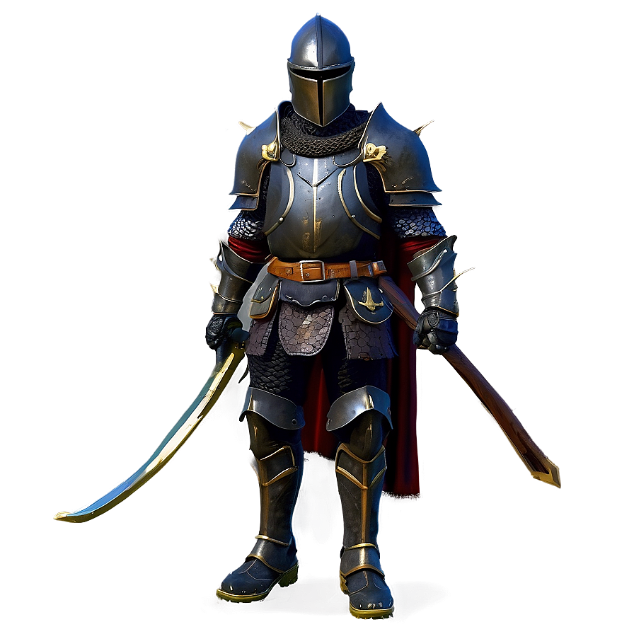 Black Knight With Crossbow Png 36 PNG Image