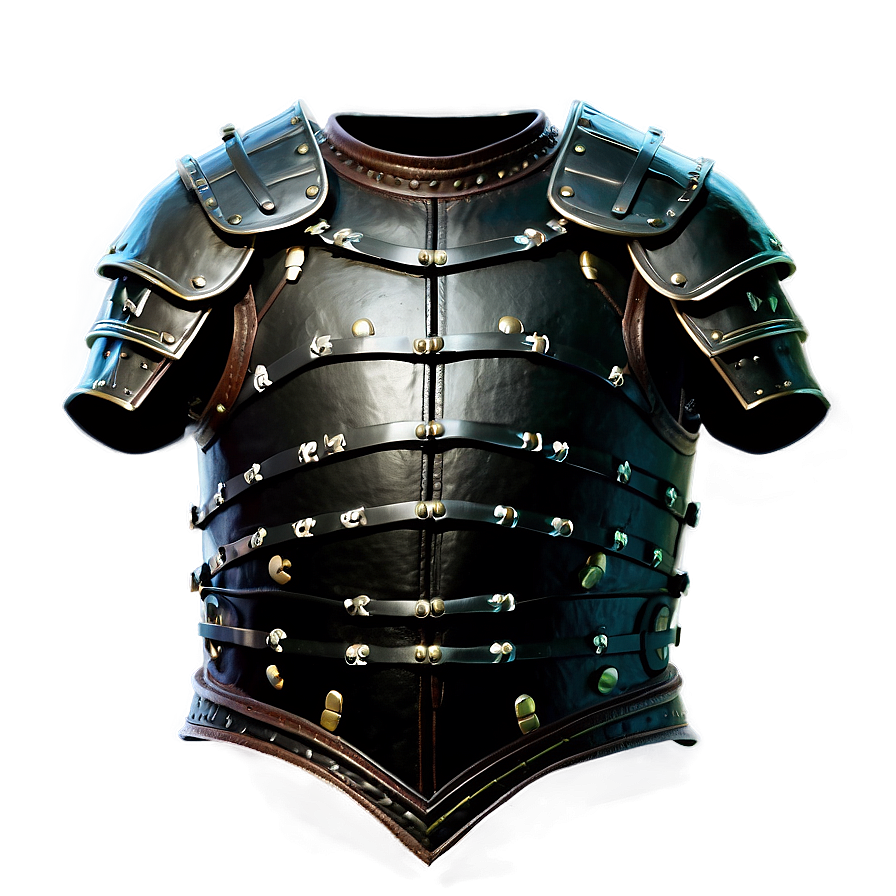 Black Leather Armor Png 06252024 PNG Image