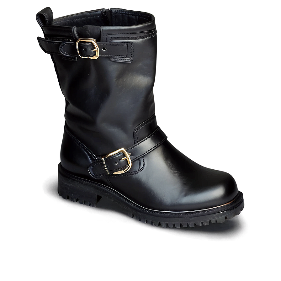 Black Leather Boot Png Bie56 PNG Image