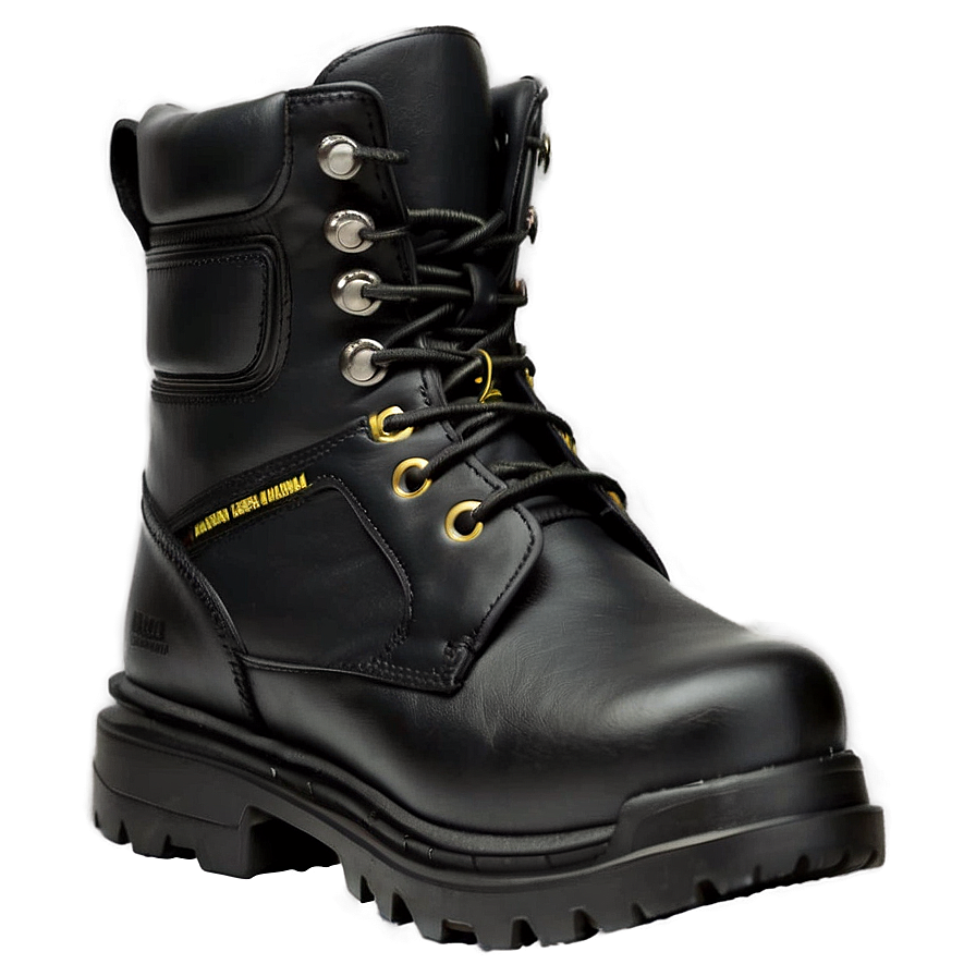 Black Leather Boot Png Jco PNG Image