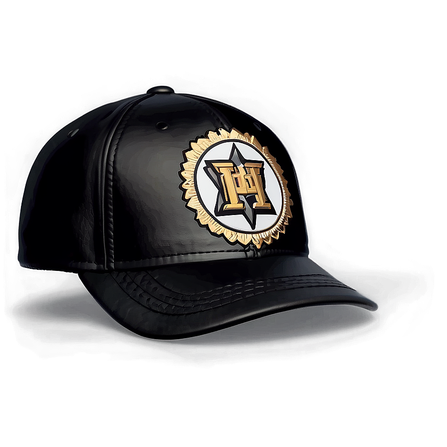 Black Leather Cap Png 06252024 PNG Image