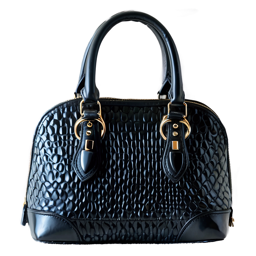 Black Leather Handbag Png 89 PNG Image