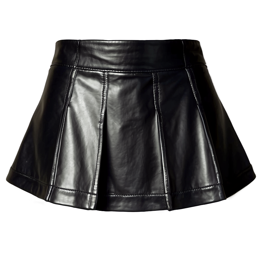 Black Leather Skirt Png Iga76 PNG Image