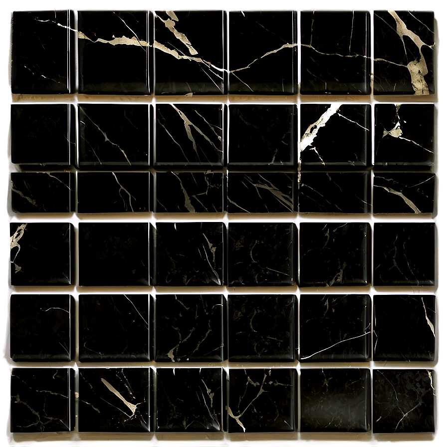 Black Marble Bathroom Tiles Png 06252024 PNG Image