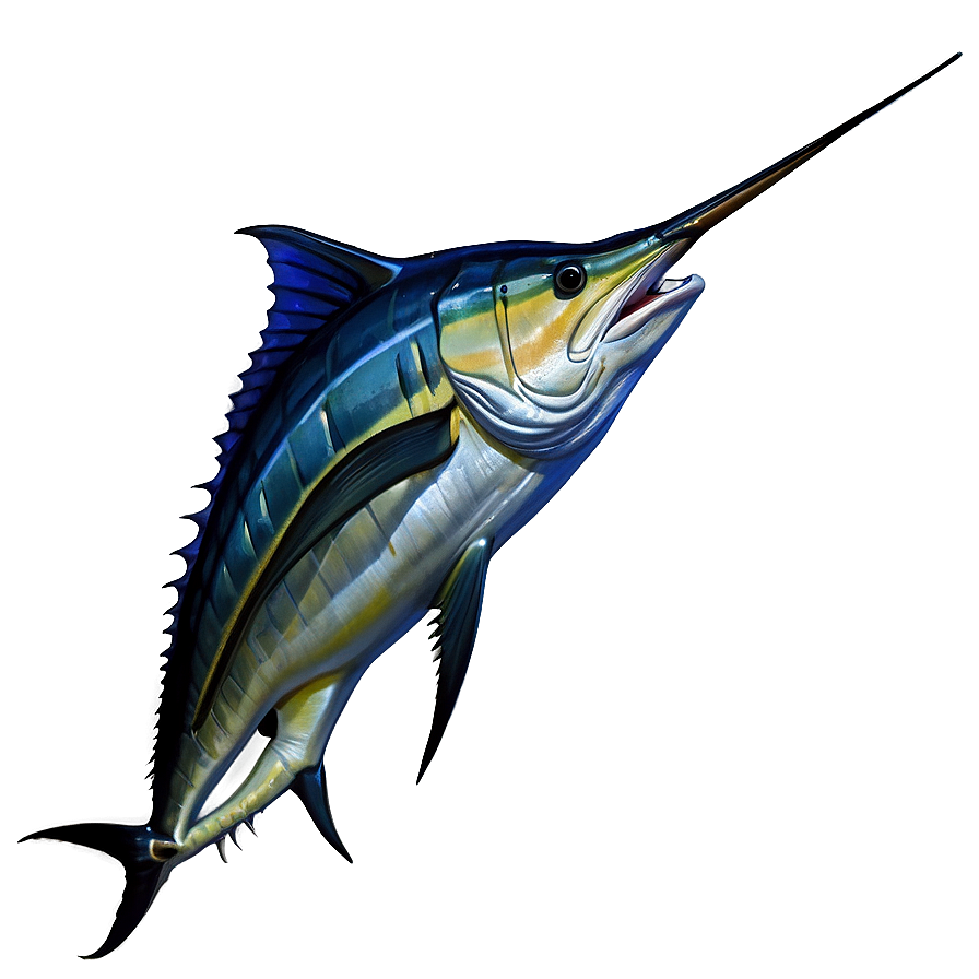 Black Marlin Fishing Png 06242024 PNG Image