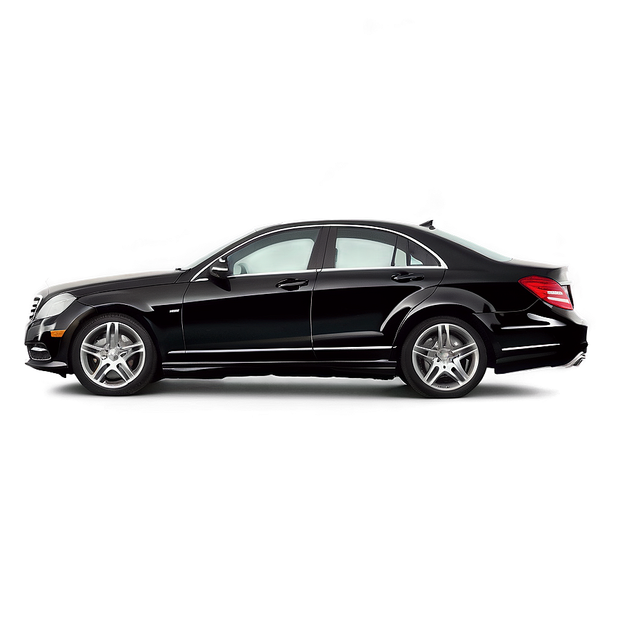 Black Mercedes Sedan Png Kaf92 PNG Image