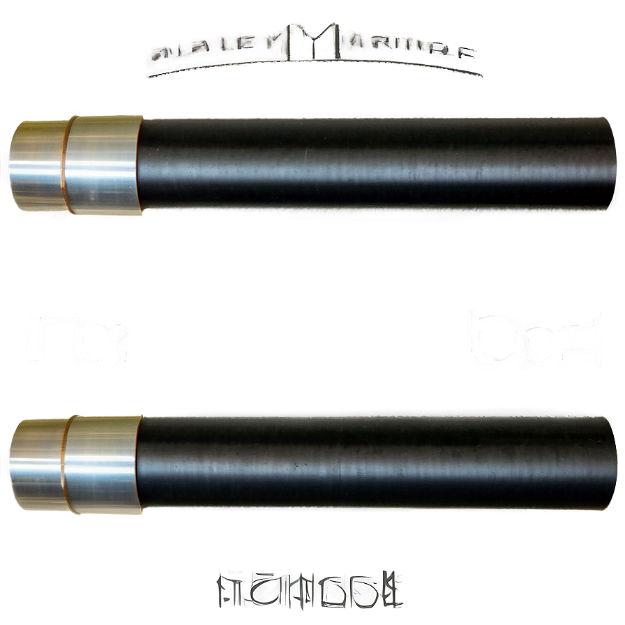 Black Metal Pipe Png Opn PNG Image