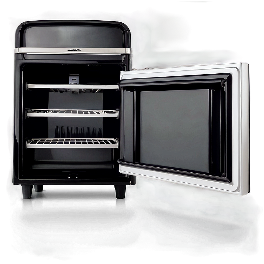 Black Mini Fridge Png Lnw53 PNG Image