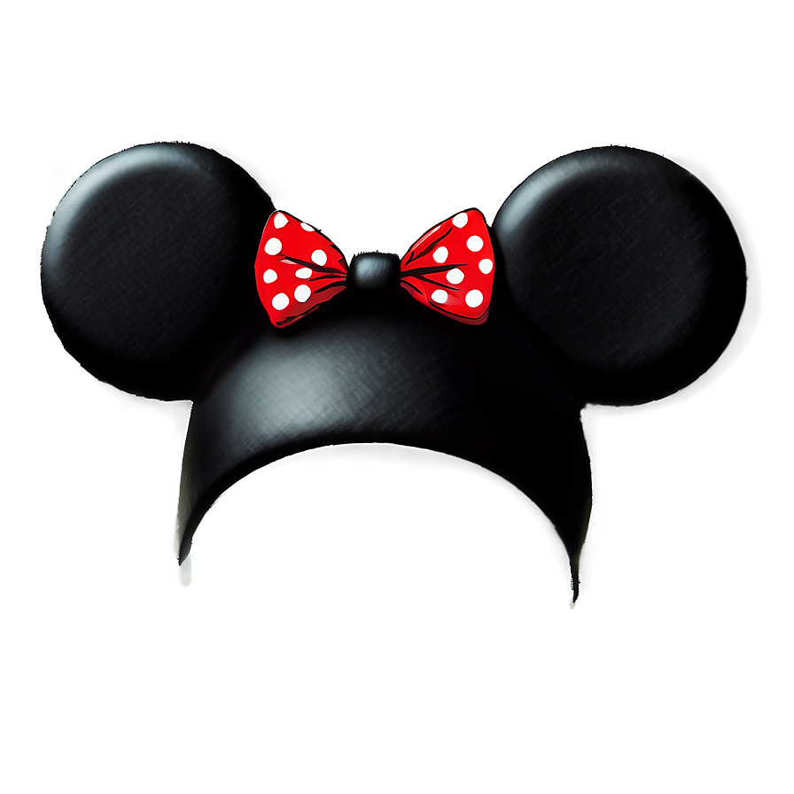 Black Minnie Mouse Ears Png Nky PNG Image