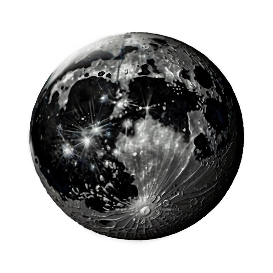 Black Moon Over Sea Png Fil PNG Image