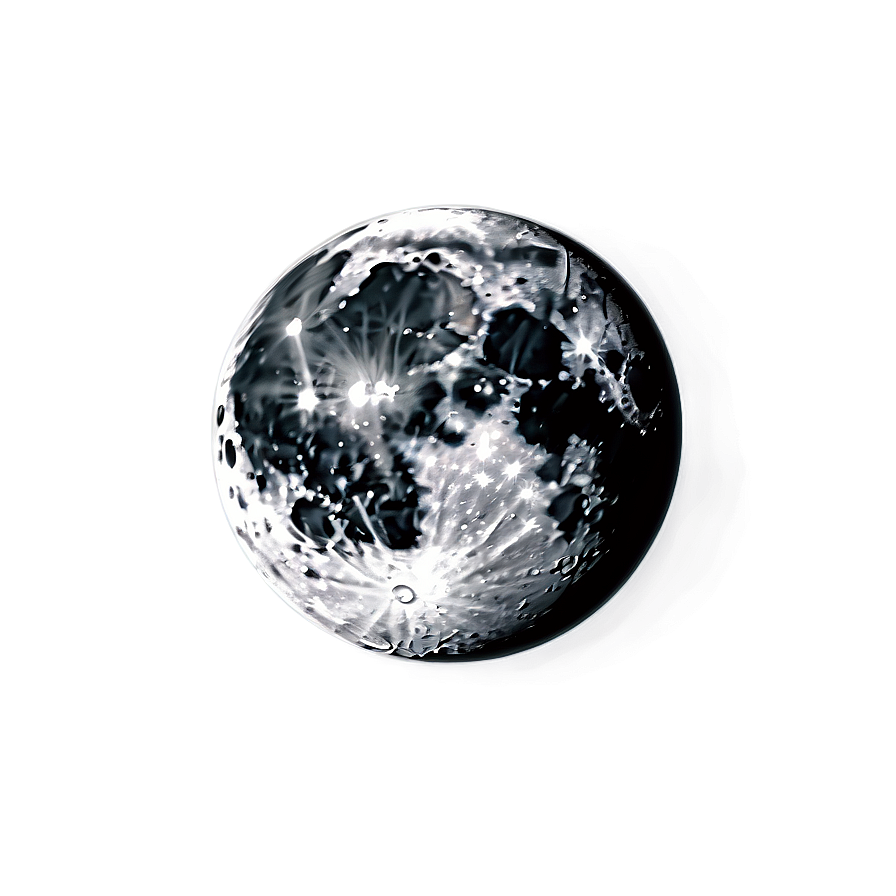 Black Moon Over Sea Png Idq25 PNG Image