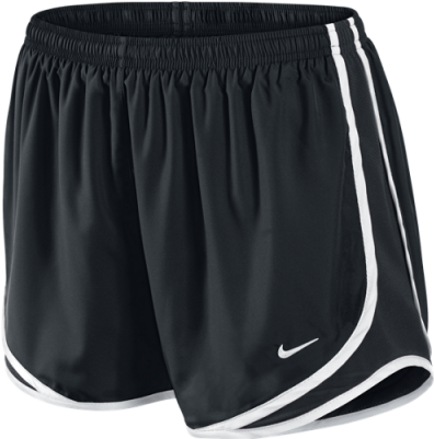 Black Nike Running Shorts PNG Image