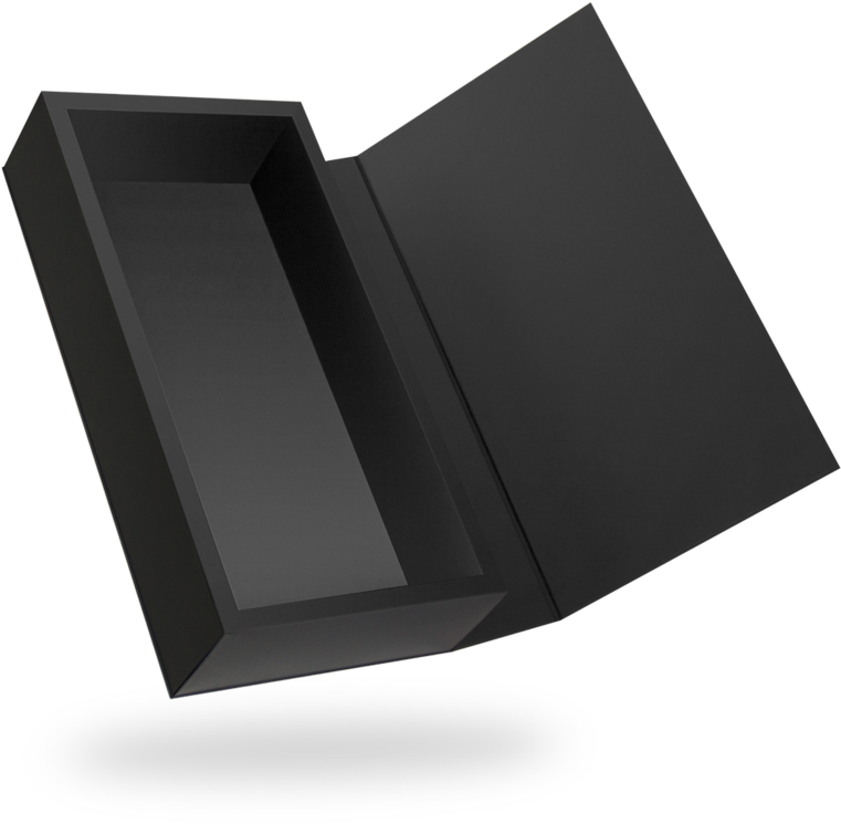 Black Open Box Shadow PNG Image