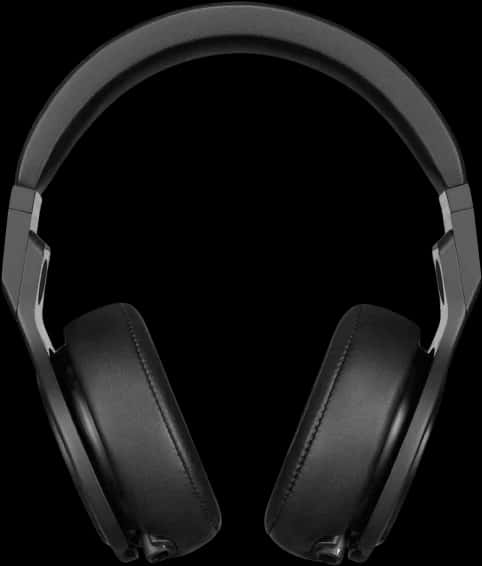 Black Over Ear Headphones Product Photo PNG Image