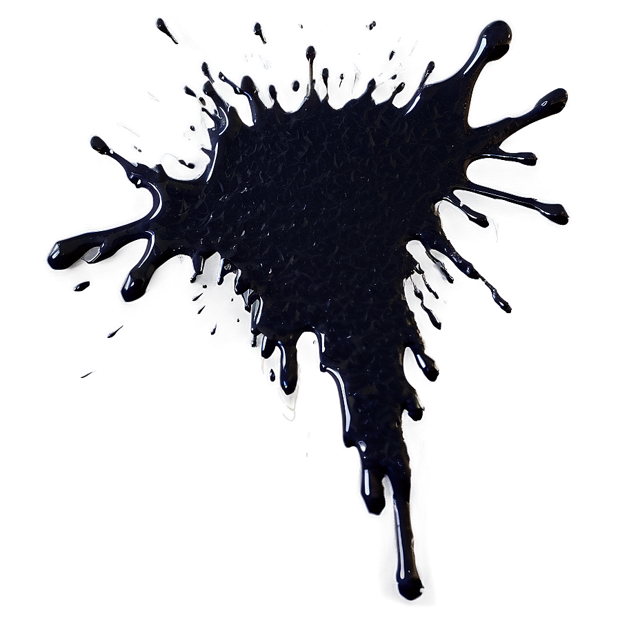 Black Paint Splatter Png Mxk PNG Image