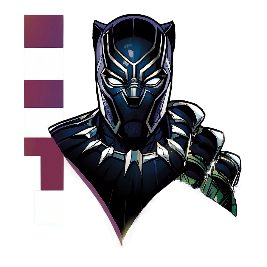 Black Panther Marvel Comics Png Hyw PNG Image