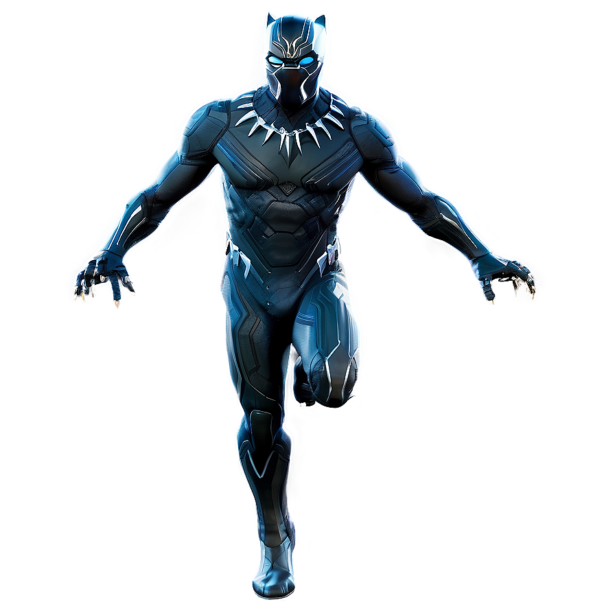 Black Panther Stealth Suit Png 05212024 PNG Image