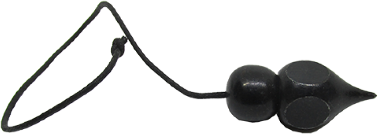 Black Pendulum Swinging Motion PNG Image