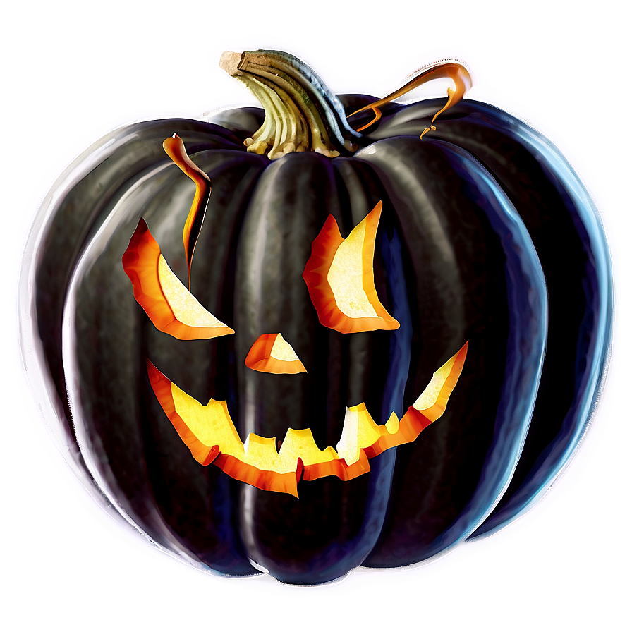 Black Pumpkin A PNG Image