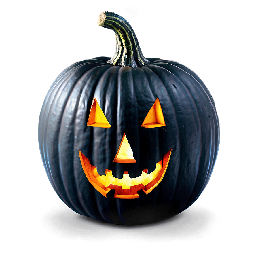 Black Pumpkin Carving Png Aud37 PNG Image