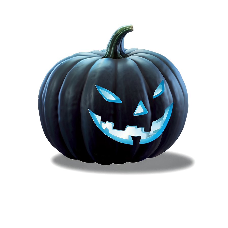 Black Pumpkin Jack-o'-lantern Png 16 PNG Image