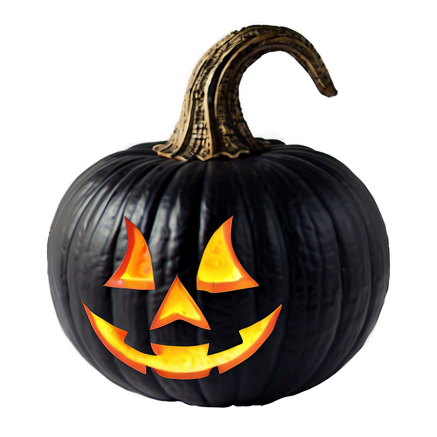 Black Pumpkin Lantern Png Bdx PNG Image