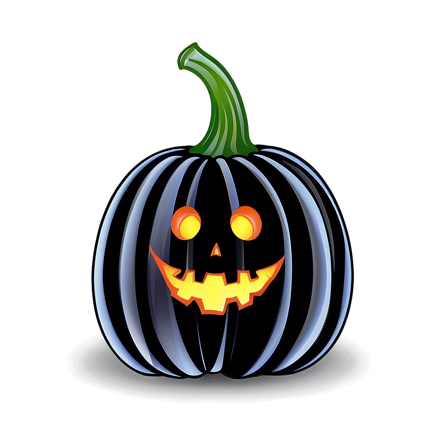 Black Pumpkin Outline Png Nvh27 PNG Image