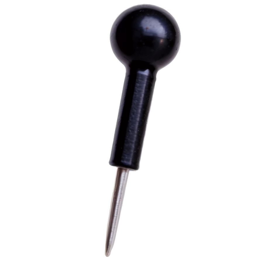 Black Push Pin Png 05252024 PNG Image