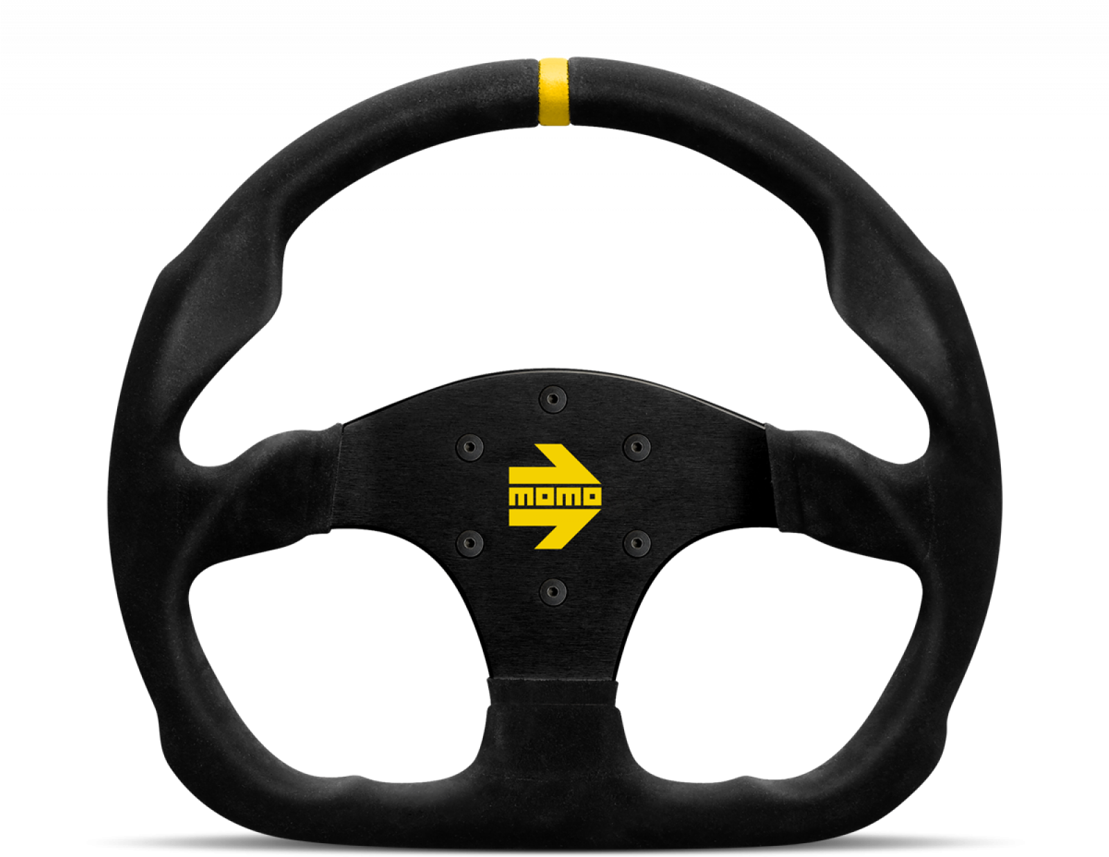 Black Racing Steering Wheel PNG Image