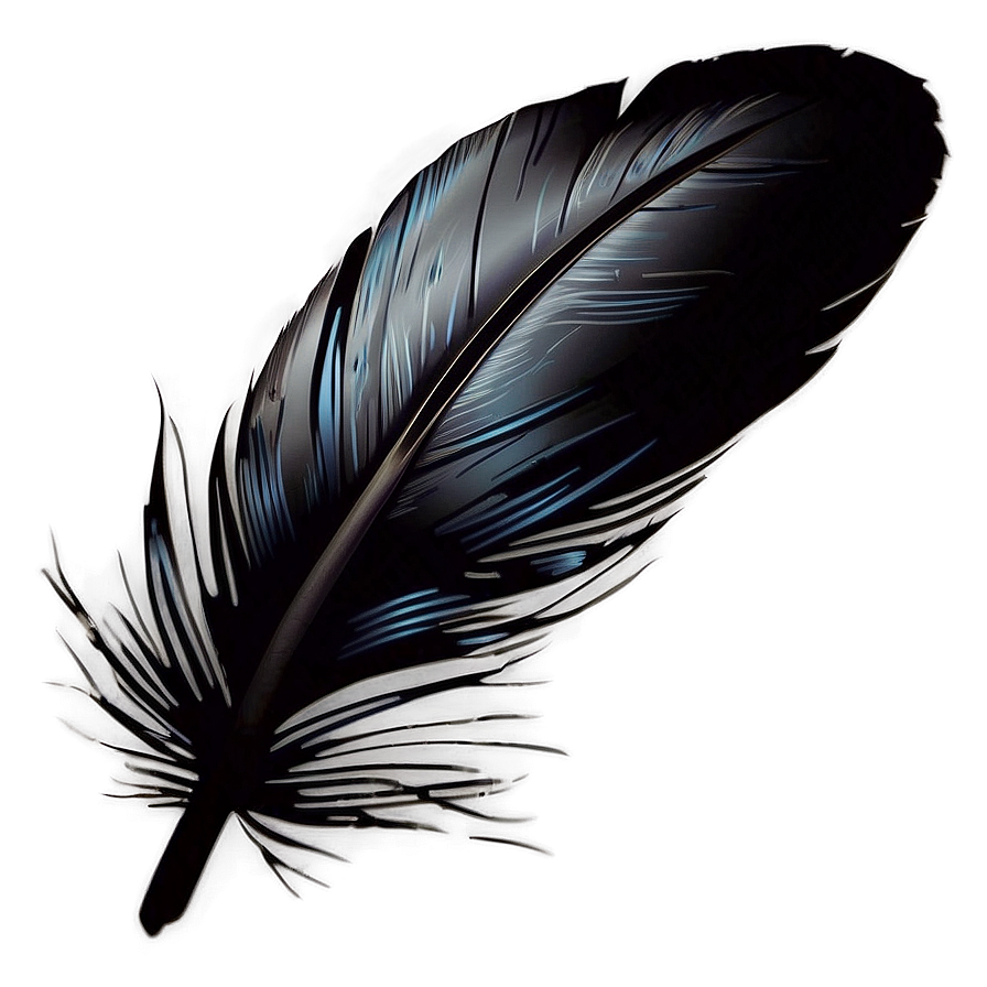 Black Raven Feather Png Oye33 PNG Image