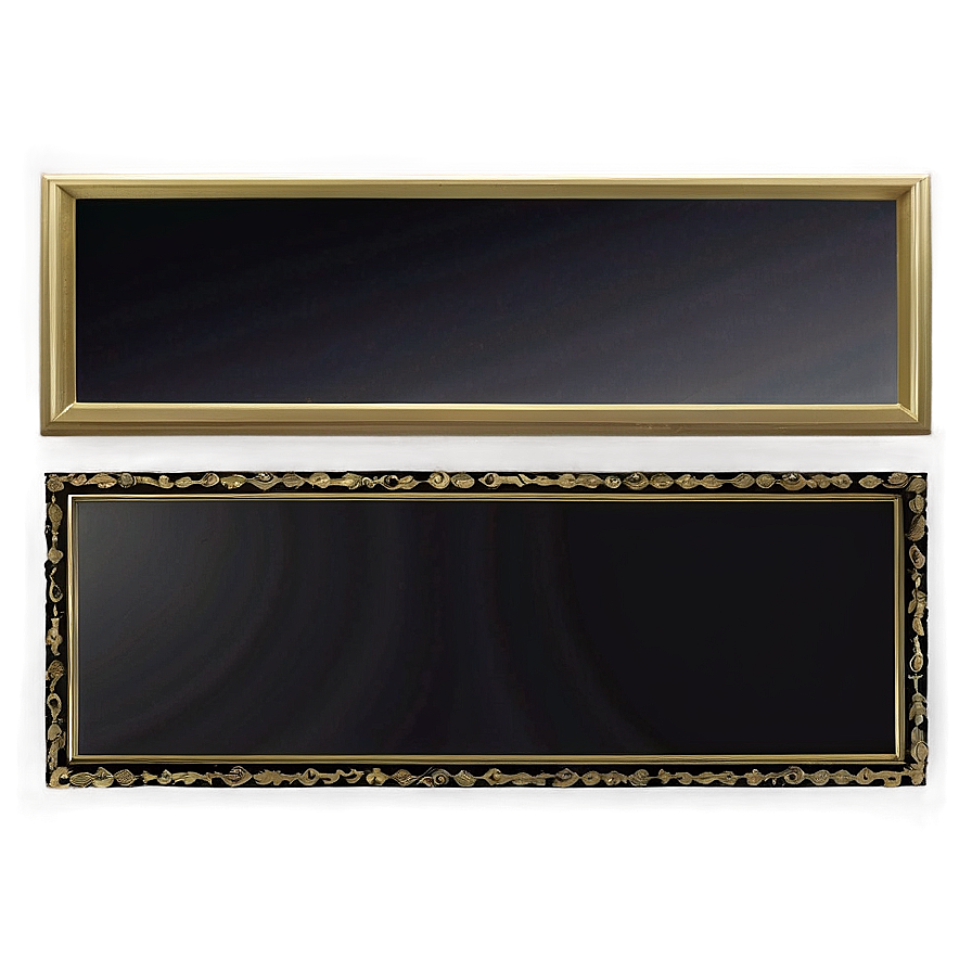 Black Rectangle For Overlay Design Png Kkw94 PNG Image