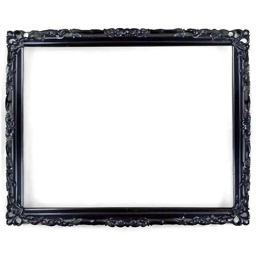 Black Rectangle Frame Png Kka40 PNG Image