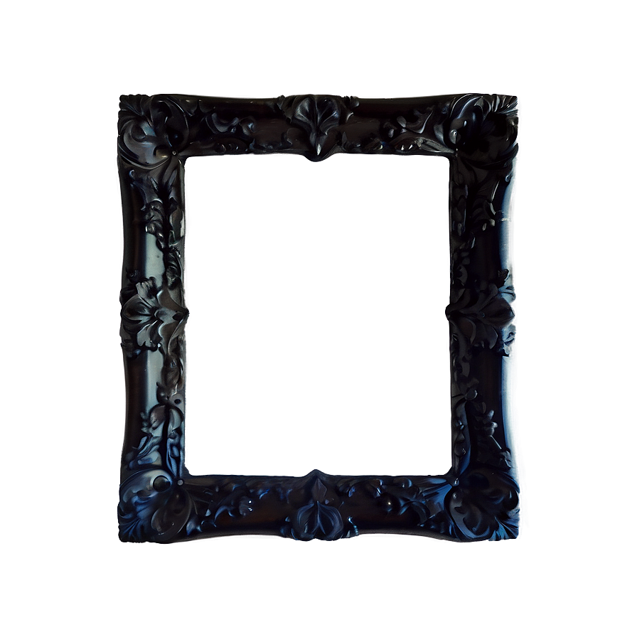 Black Rectangle Frame Png Tos77 PNG Image