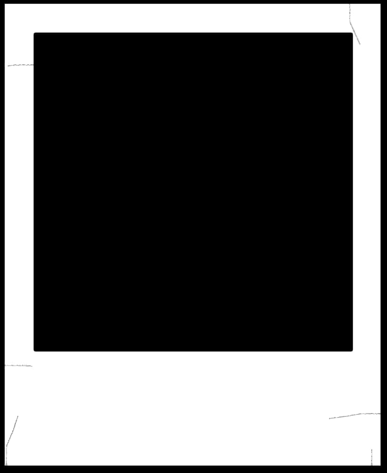 Black Rectangle White Frame PNG Image