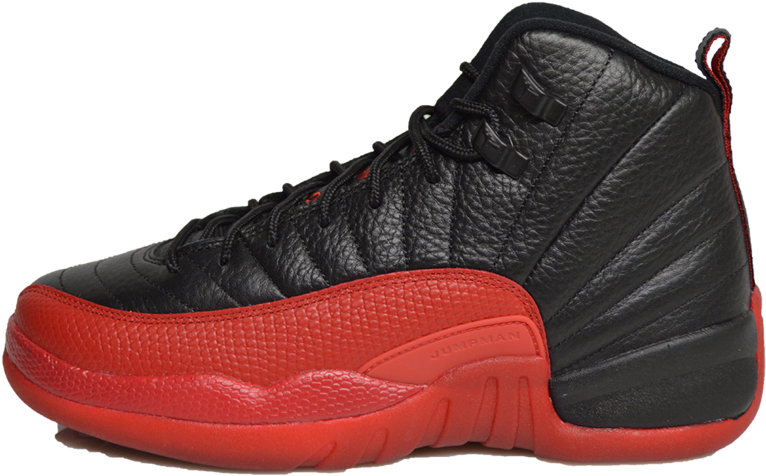 Black Red Basketball Sneaker PNG Image