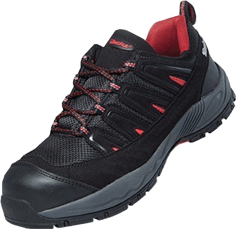 Black Red Puma Trail Shoe PNG Image