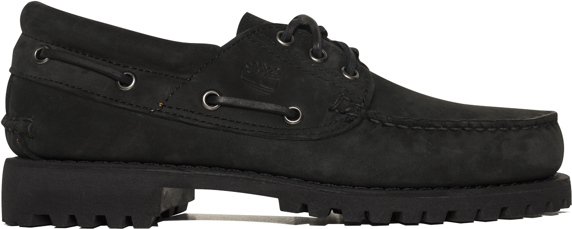 Black Reebok Classic Leather Shoe PNG Image