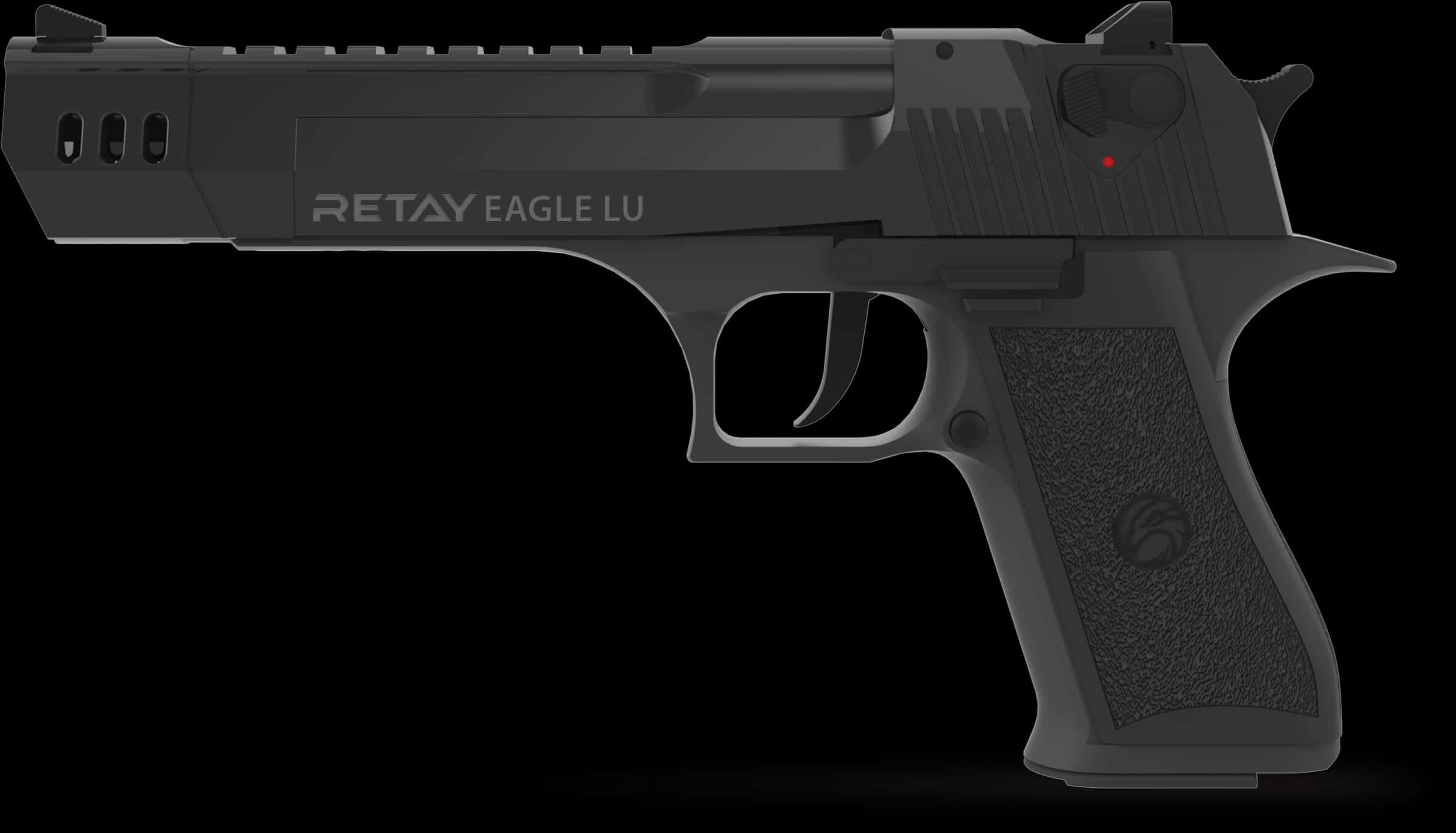 Black Retay Eagle L U Pistol PNG Image