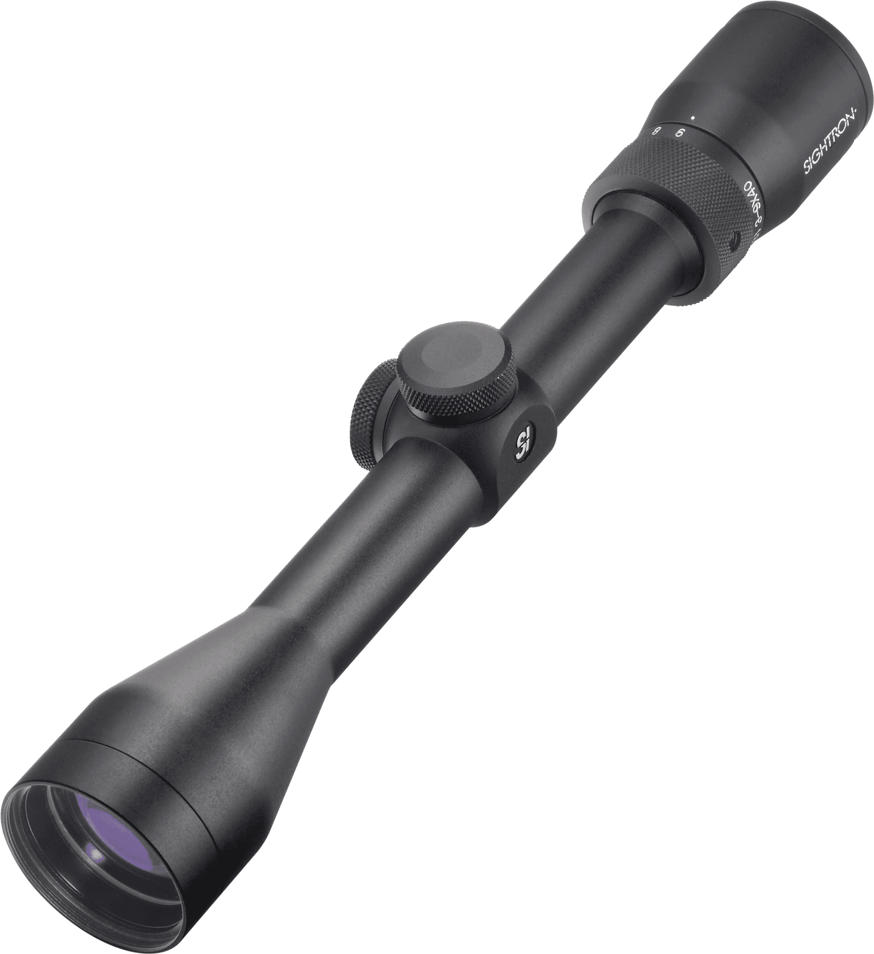 Black Rifle Scope Optics PNG Image